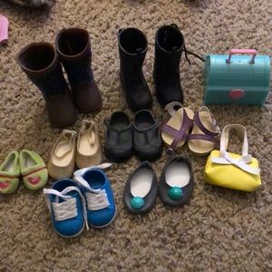 American girl doll shoe and accessories